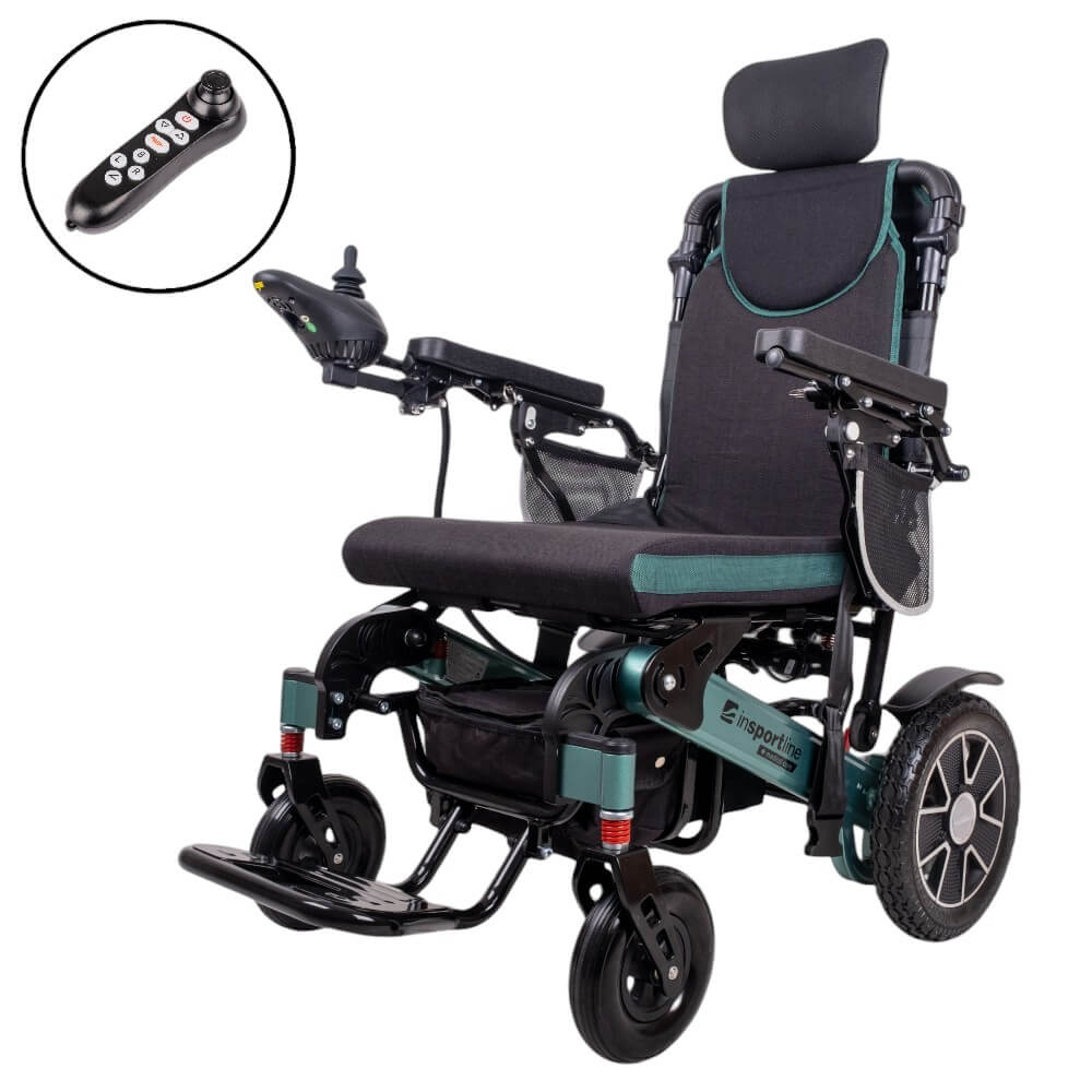 inSPORTline Hawkie Evo Plus II elektrický invalidní vozík s polohovatelným opěradlem - Obrázek 16