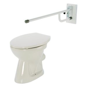 4232 Madlo k WC sklopné komaxit