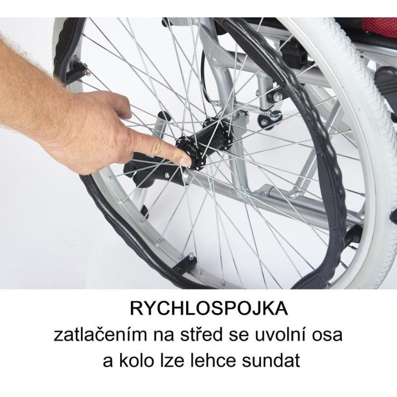 Timago Classic PK (H011) 43 cm mechanický invalidní vozík - Obrázek 3