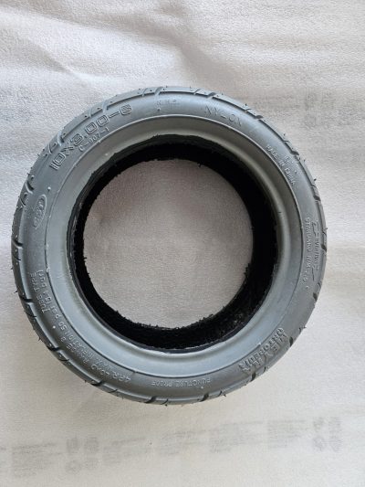 plášť na elektrický vozík10x3.00-6 šedý hladký fouk