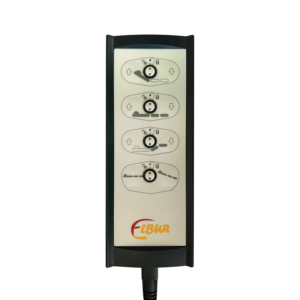 Jiný pohled na PB 325-5B Polohovací elektrické lůžko