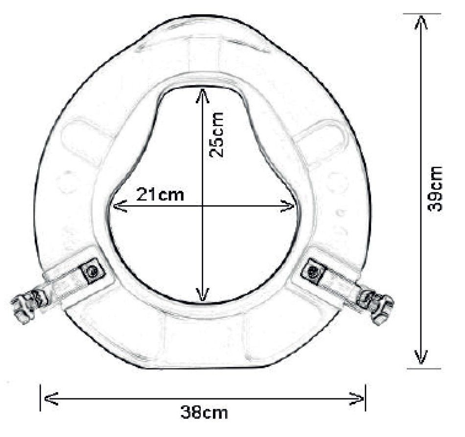 Jiný pohled na Ashby Easyfit 63122 Nástavec na WC 5 cm