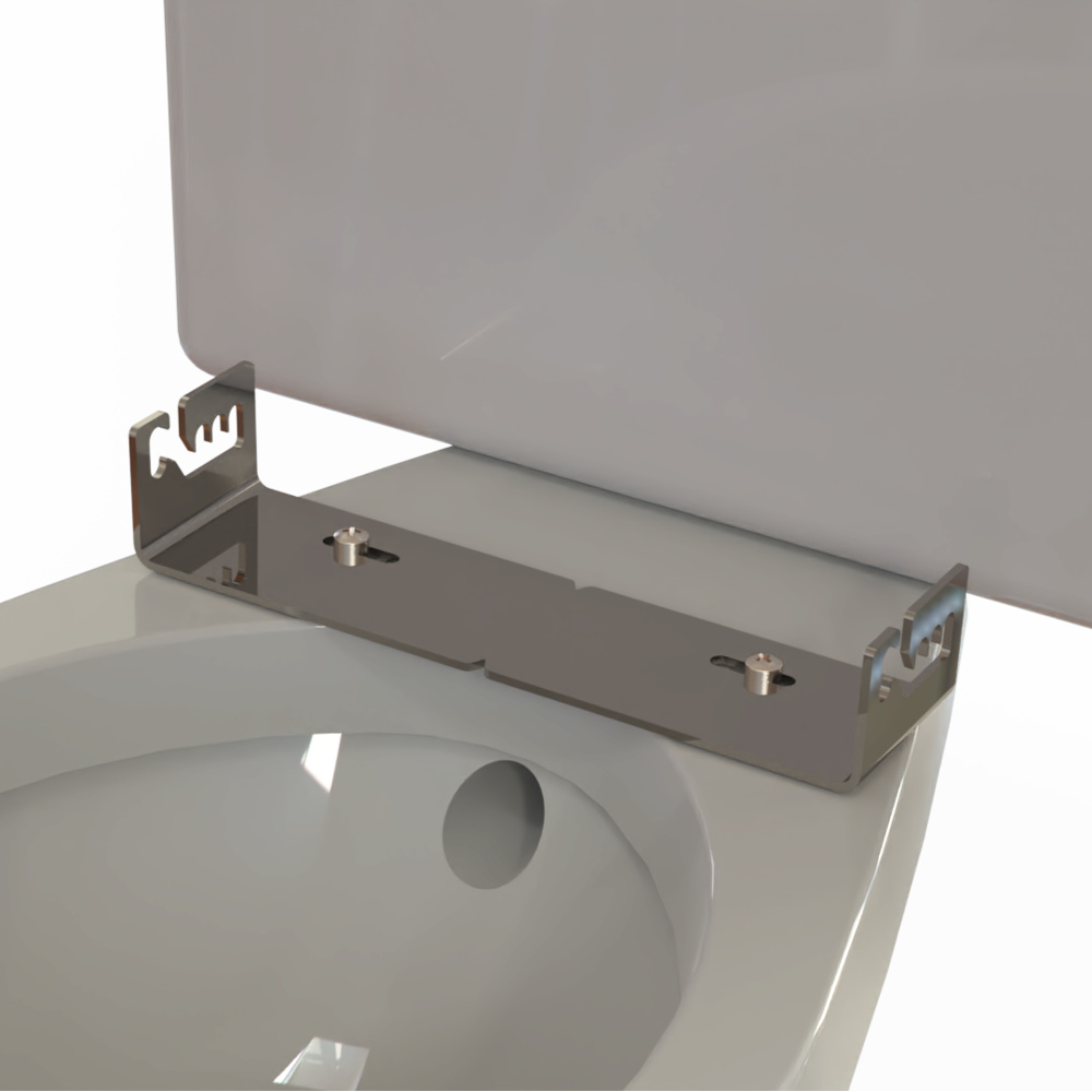 Jiný pohled na Ashby Lift D-Shape 66494 Nástavec na WC 7.5 cm