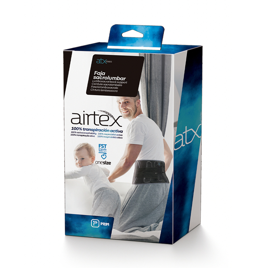 Jiný pohled na ATXOS 600 Bederní ortéza Airtex OneSize