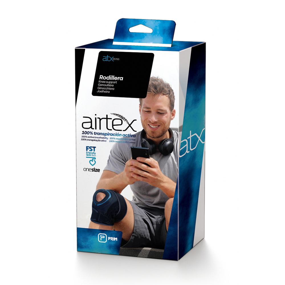 Jiný pohled na ATXOS 703 Ortéza kolena Airtex OneSize nízká